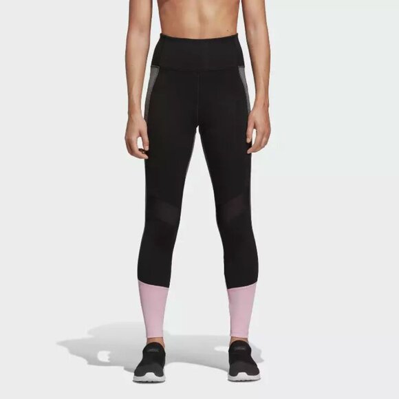 Adidas Design 2 Move Colorblock High-Rise 78 Womens Leggings DS8712 NWT - Picture 2 of 8
